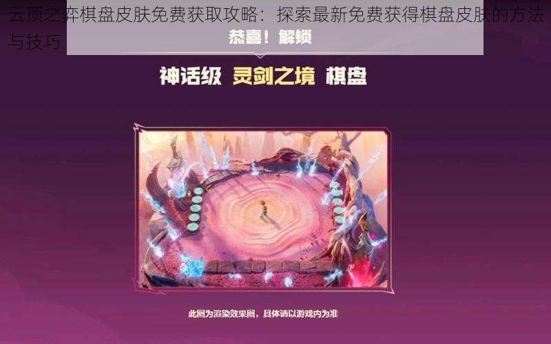 云顶之弈棋盘皮肤免费获取攻略：探索最新免费获得棋盘皮肤的方法与技巧