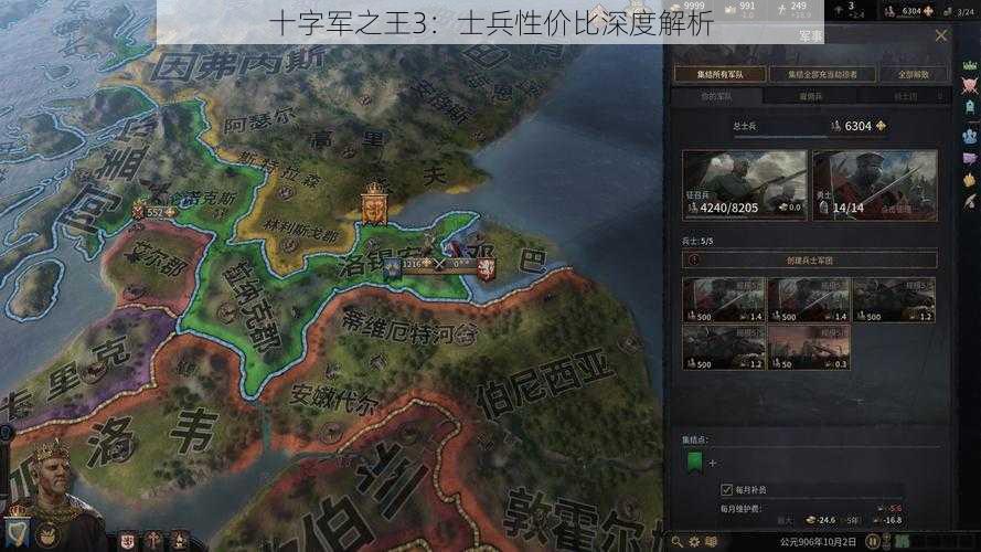 十字军之王3:士兵性价比深度解析