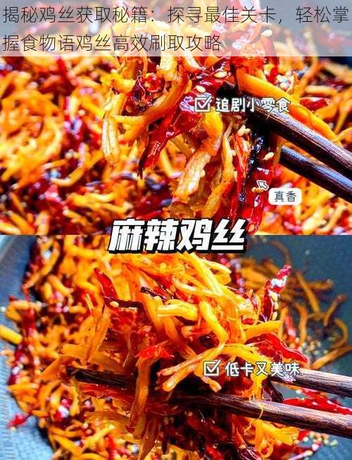 揭秘鸡丝获取秘籍：探寻最佳关卡，轻松掌握食物语鸡丝高效刷取攻略