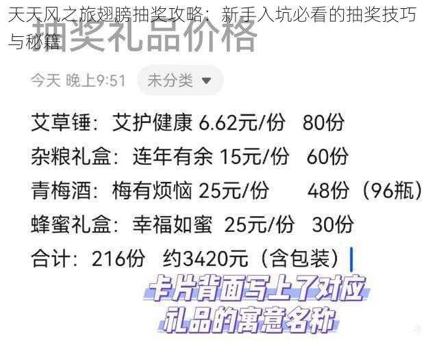 天天风之旅翅膀抽奖攻略：新手入坑必看的抽奖技巧与秘籍