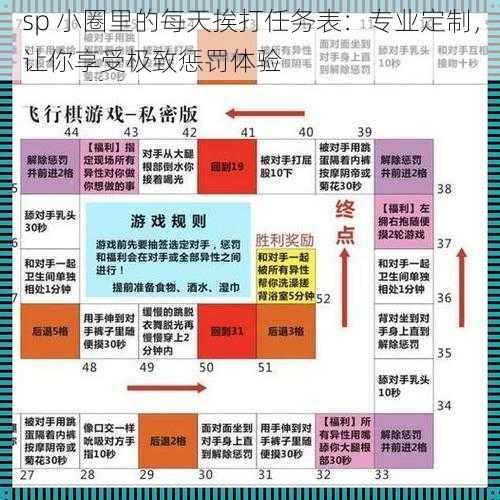 sp 小圈里的每天挨打任务表:专业定制,让你享受极致惩罚体验