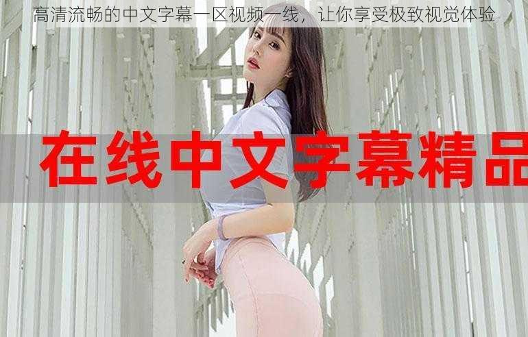 高清流畅的中文字幕一区视频一线,让你享受极致视觉体验
