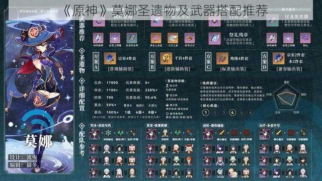 《原神》莫娜圣遗物及武器搭配推荐