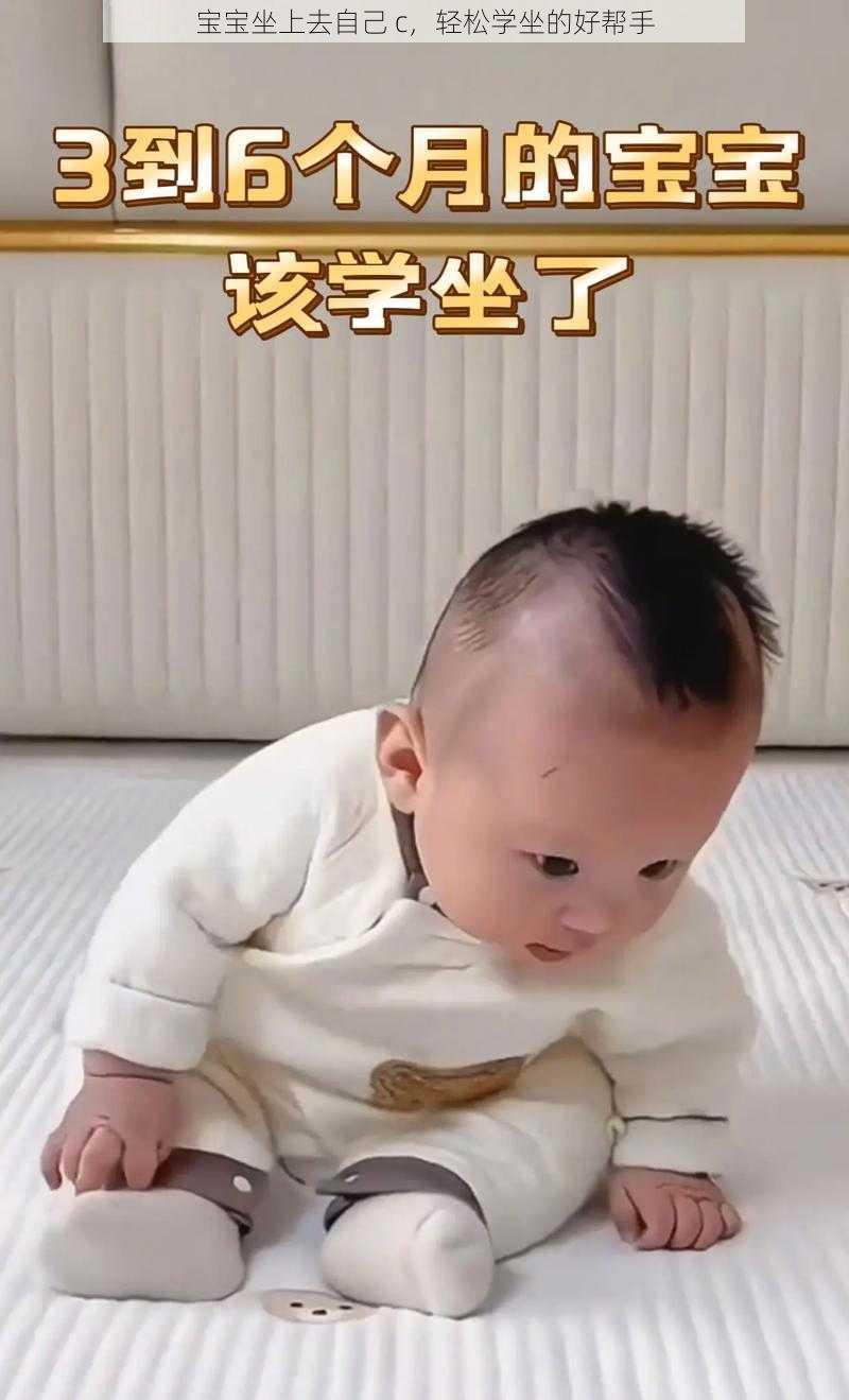 宝宝坐上去自己 c,轻松学坐的好帮手