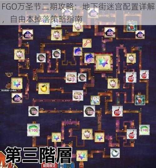 FGO万圣节二期攻略:地下街迷宫配置详解,自由本掉落策略指南