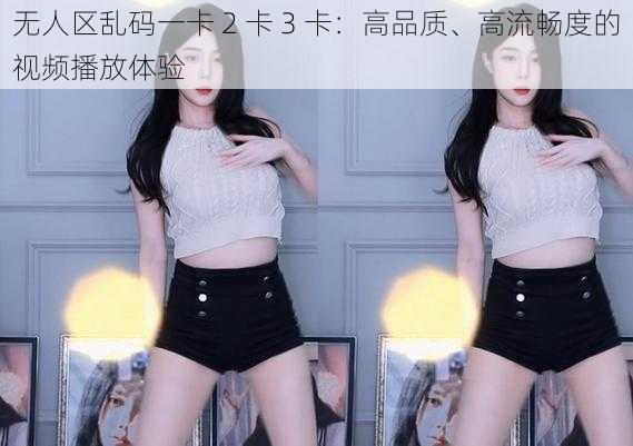 无人区乱码一卡 2 卡 3 卡:高品质、高流畅度的视频播放体验