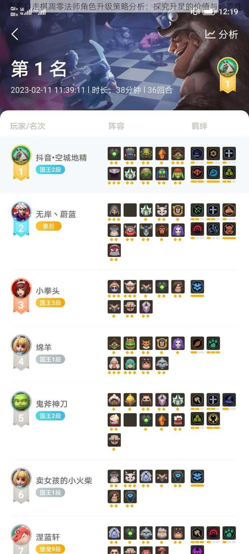 多多自走棋凋零法师角色升级策略分析:探究升星的价值与必要性