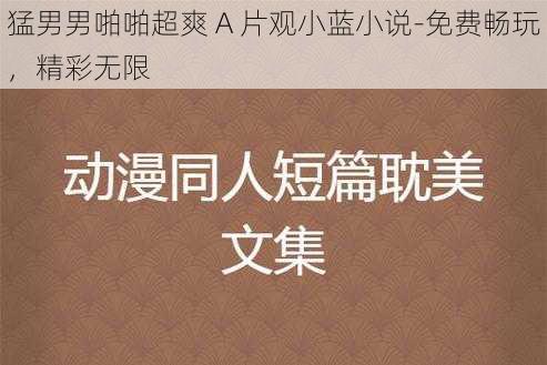猛男男啪啪超爽 A 片观小蓝小说-免费畅玩,精彩无限