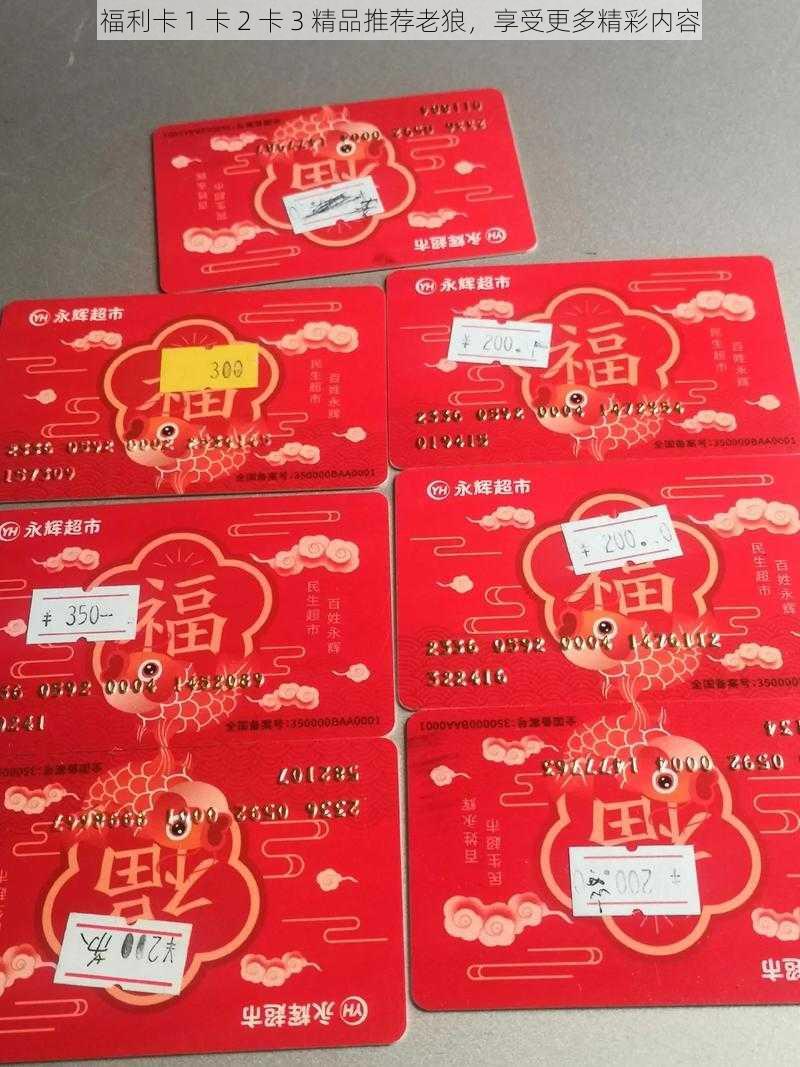 福利卡 1 卡 2 卡 3 精品推荐老狼,享受更多精彩内容