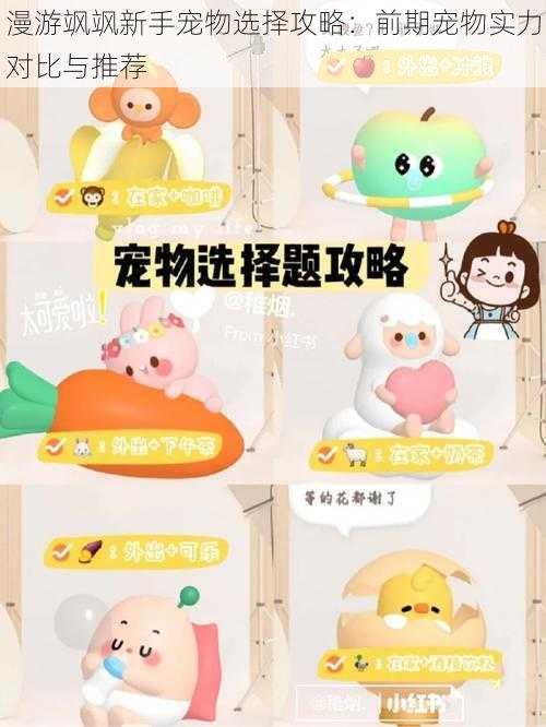 漫游飒飒新手宠物选择攻略:前期宠物实力对比与推荐