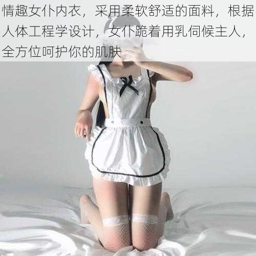情趣女仆内衣,采用柔软舒适的面料,根据人体工程学设计,女仆跪着用乳伺候主人,全方位呵护你的肌肤