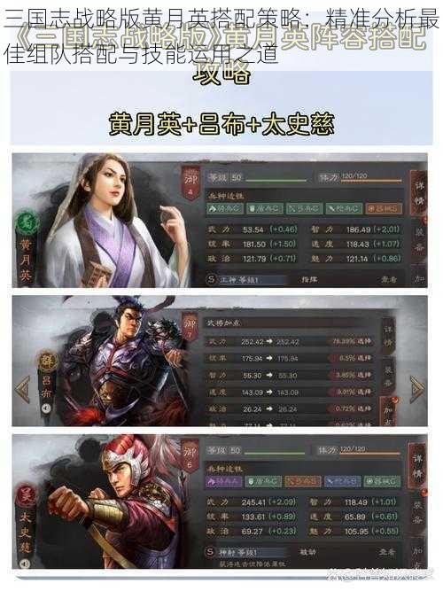 三国志战略版黄月英搭配策略:精准分析最佳组队搭配与技能运用之道