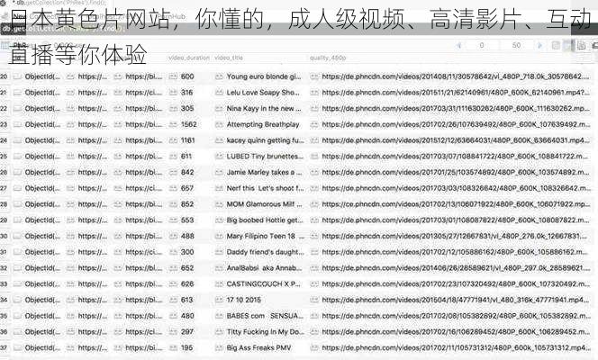 日本黄色片网站,你懂的,成人级视频、高清影片、互动直播等你体验