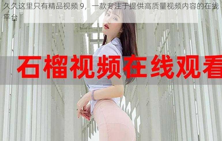 久久这里只有精品视频 9,一款专注于提供高质量视频内容的在线平台
