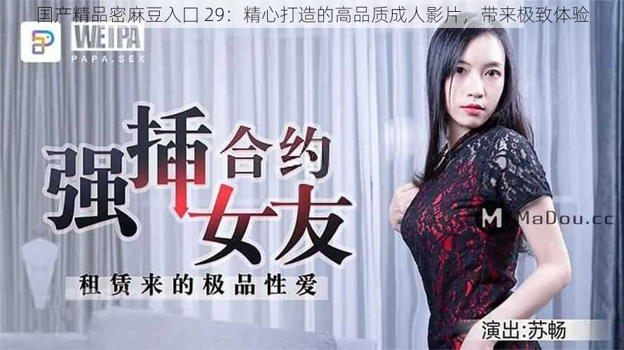 国产精品密麻豆入囗 29:精心打造的高品质成人影片,带来极致体验