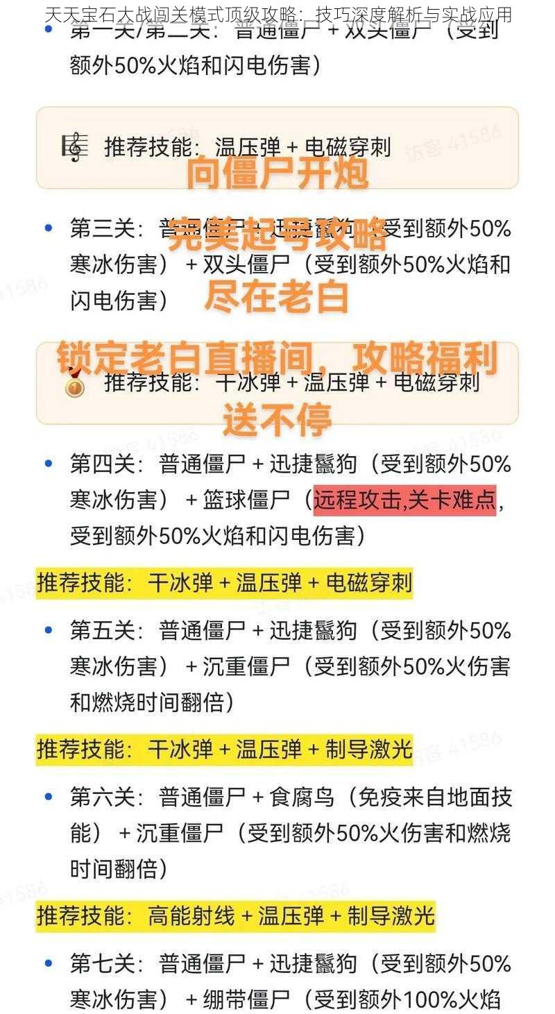 天天宝石大战闯关模式顶级攻略:技巧深度解析与实战应用
