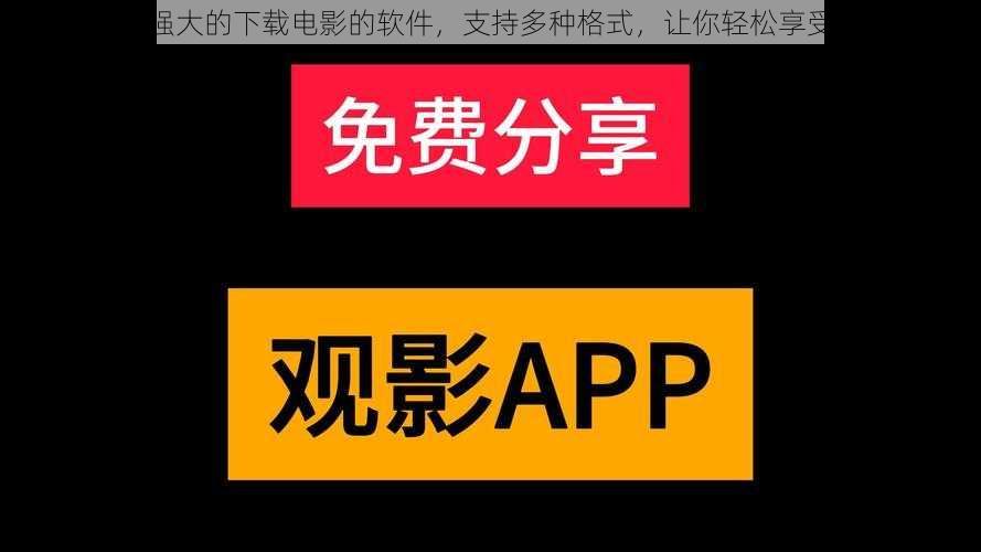 一款功能强大的下载电影的软件,支持多种格式,让你轻松享受高清电影