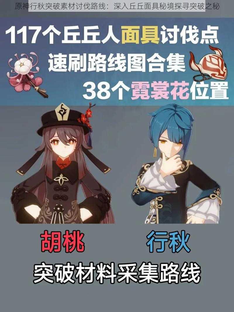 原神行秋突破素材讨伐路线:深入丘丘面具秘境探寻突破之秘