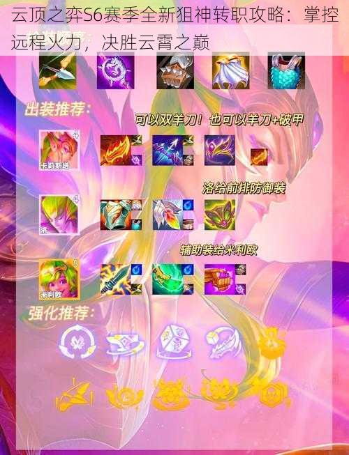 云顶之弈S6赛季全新狙神转职攻略:掌控远程火力,决胜云霄之巅