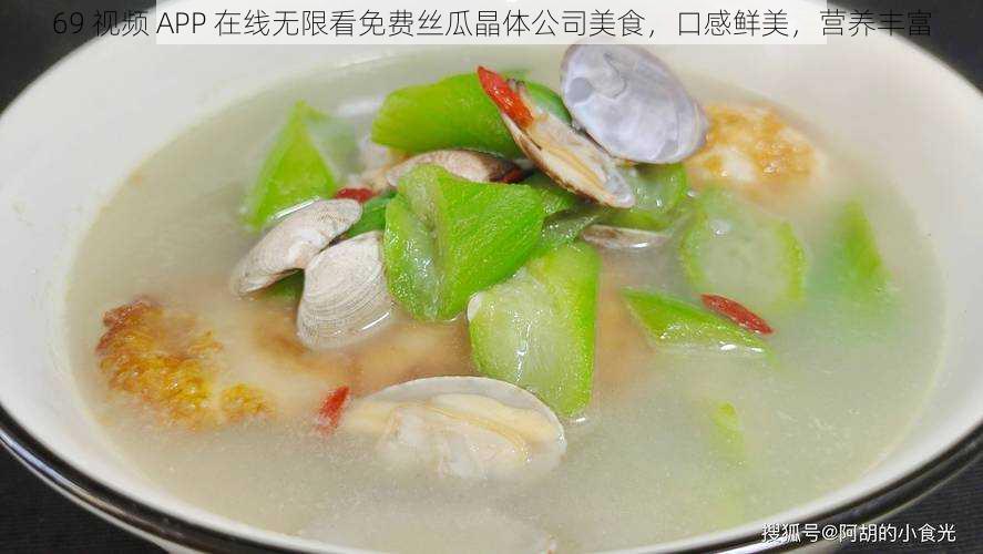69 视频 APP 在线无限看免费丝瓜晶体公司美食,口感鲜美,营养丰富