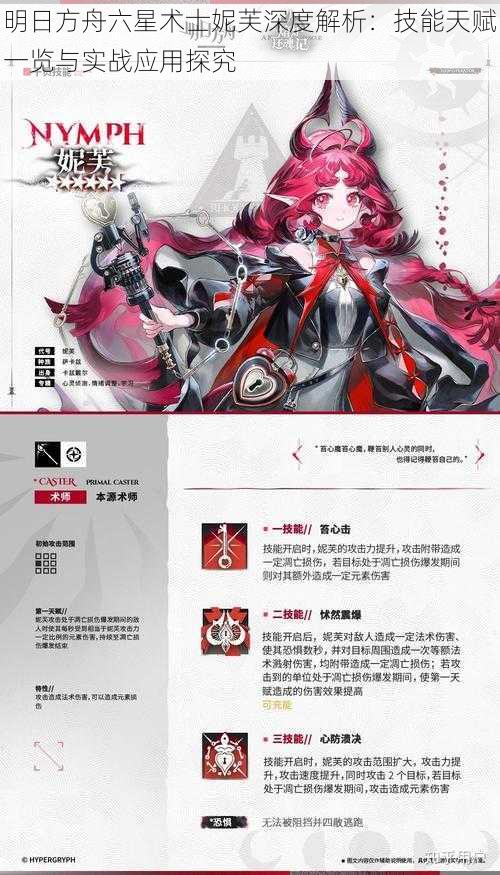 明日方舟六星术士妮芙深度解析:技能天赋一览与实战应用探究