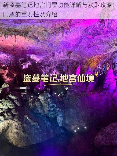 新盗墓笔记地宫门票功能详解与获取攻略:门票的重要性及介绍