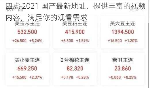 四虎 2021 国产最新地址,提供丰富的视频内容,满足你的观看需求