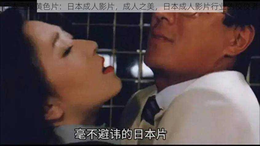 日本三级黄色片:日本成人影片,成人之美,日本成人影片行业的佼佼者