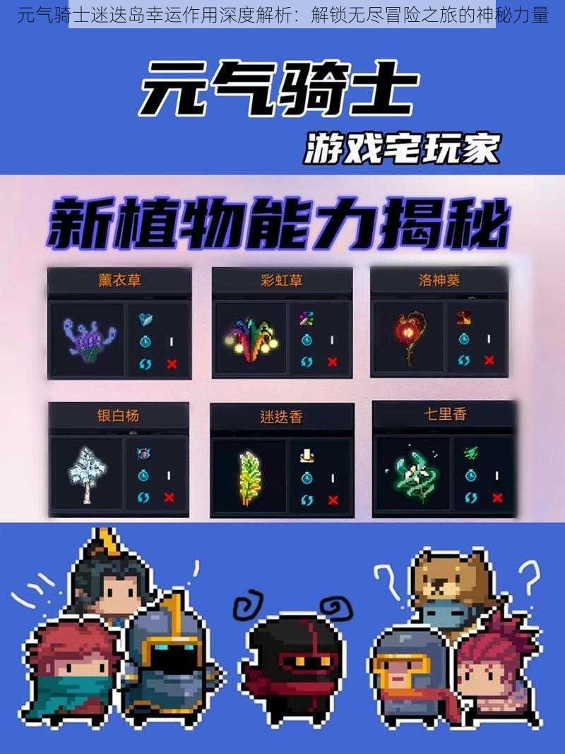元气骑士迷迭岛幸运作用深度解析:解锁无尽冒险之旅的神秘力量