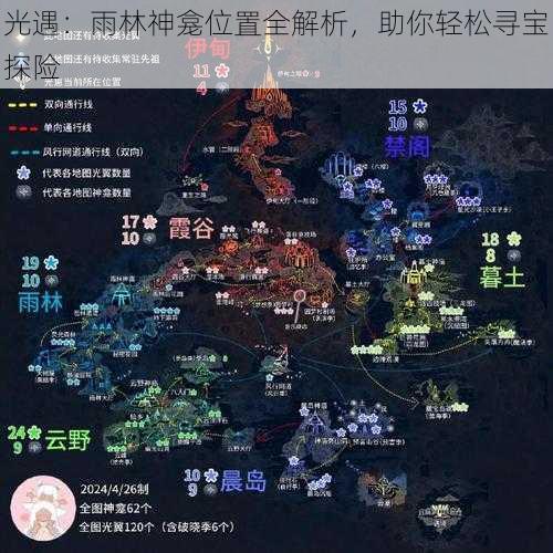 光遇:雨林神龛位置全解析,助你轻松寻宝探险