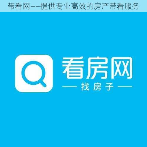 带看网——提供专业高效的房产带看服务