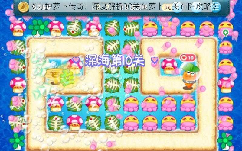 《守护萝卜传奇：深度解析30关金萝卜完美布阵攻略》
