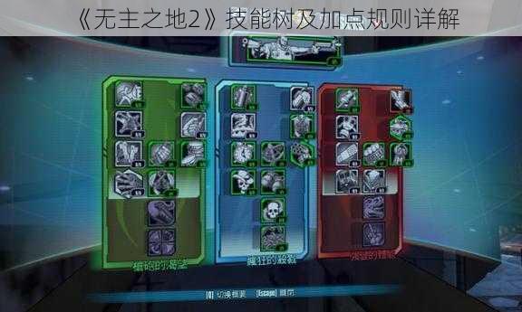《无主之地2》技能树及加点规则详解
