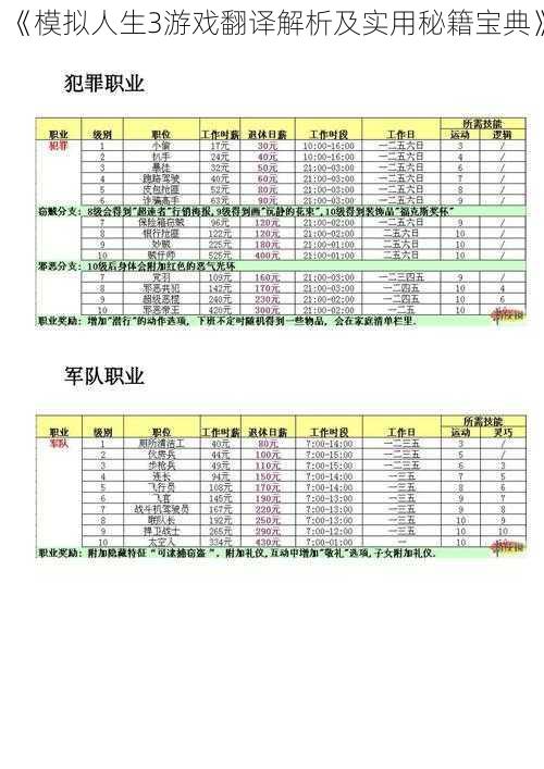 《模拟人生3游戏翻译解析及实用秘籍宝典》