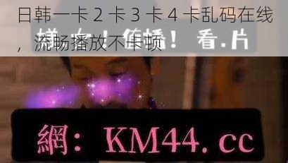 日韩一卡 2 卡 3 卡 4 卡乱码在线,流畅播放不卡顿