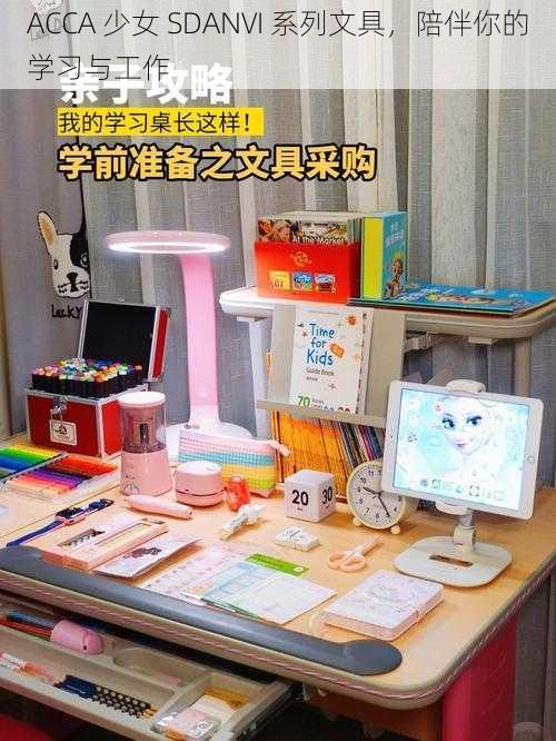 ACCA 少女 SDANVI 系列文具，陪伴你的学习与工作