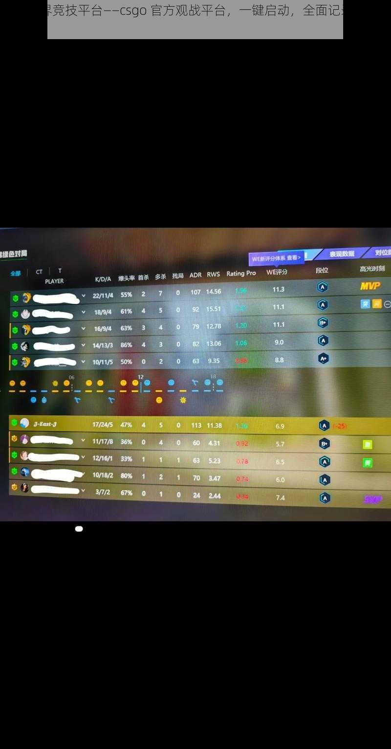 完美世界竞技平台——csgo 官方观战平台,一键启动,全面记录比赛细节