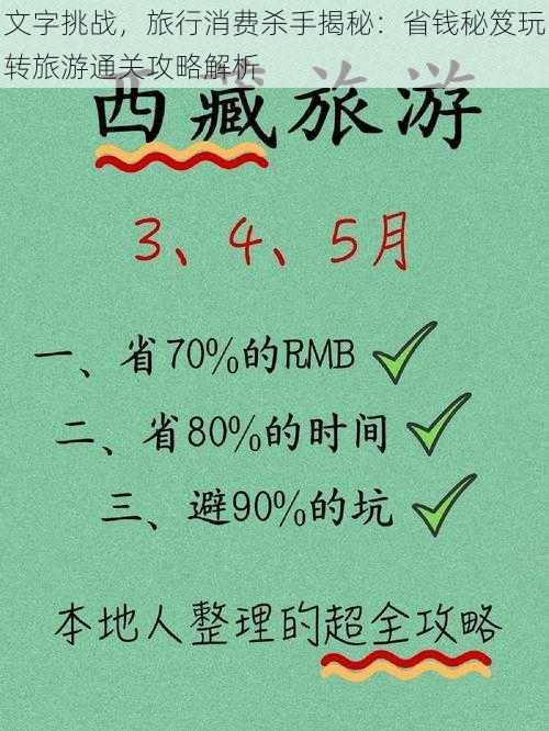 文字挑战,旅行消费杀手揭秘:省钱秘笈玩转旅游通关攻略解析
