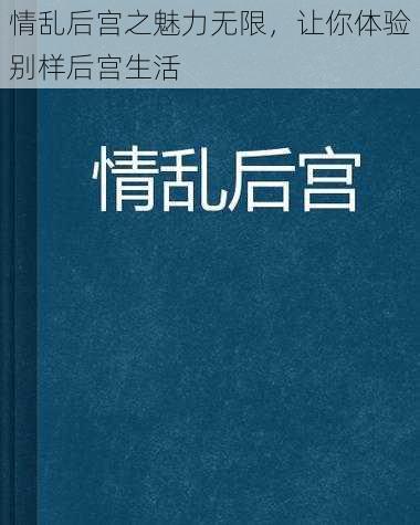情乱后宫之魅力无限,让你体验别样后宫生活