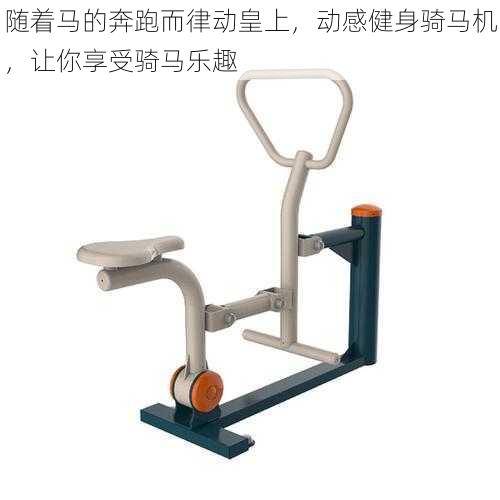 随着马的奔跑而律动皇上,动感健身骑马机,让你享受骑马乐趣