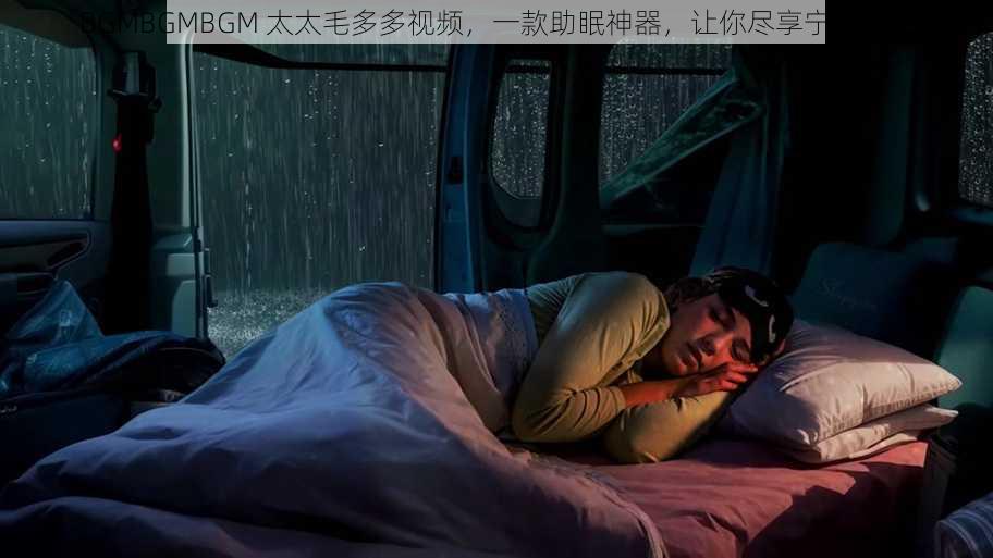 BGMBGMBGM 太太毛多多视频,一款助眠神器,让你尽享宁静时光