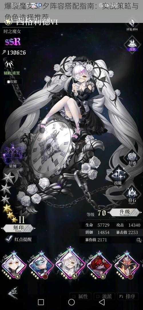 爆裂魔女SP夕阵容搭配指南:实战策略与角色选择推荐
