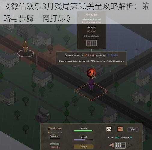 《微信欢乐3月残局第30关全攻略解析:策略与步骤一网打尽》