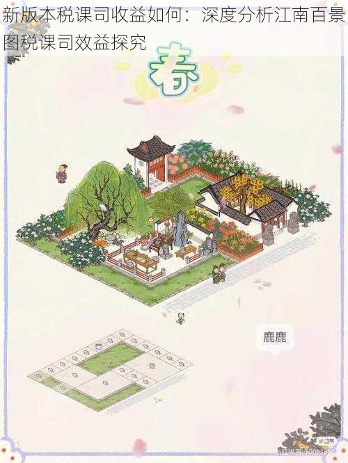 新版本税课司收益如何:深度分析江南百景图税课司效益探究