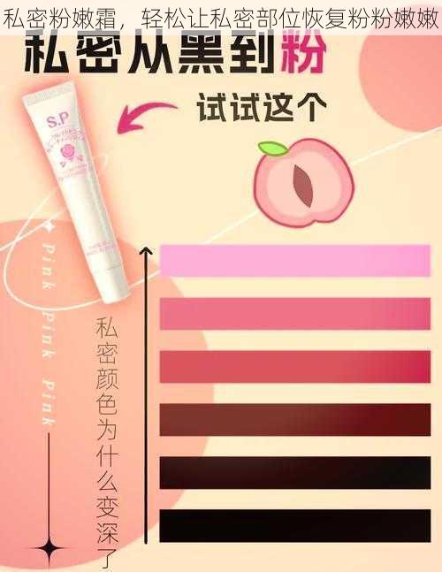 私密粉嫩霜,轻松让私密部位恢复粉粉嫩嫩