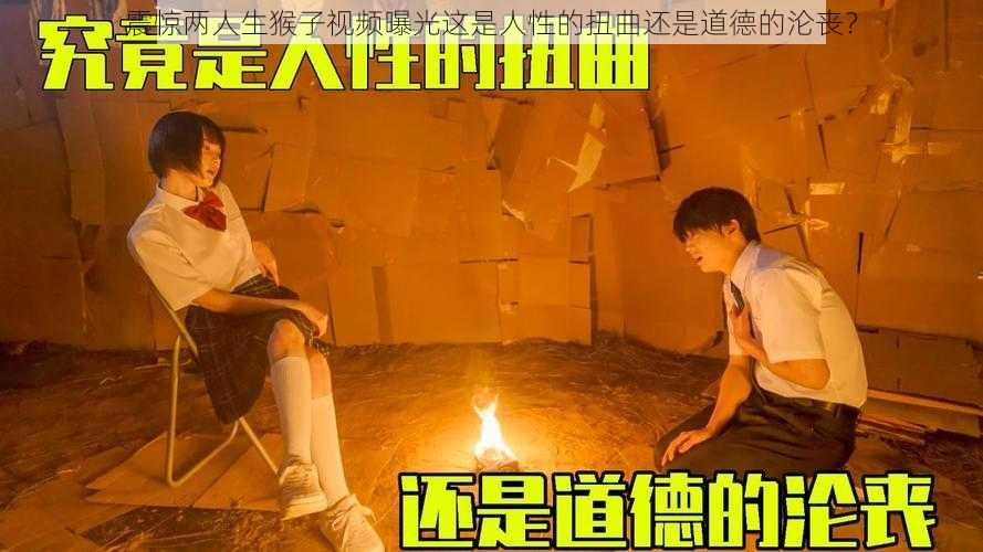 震惊两人生猴子视频曝光这是人性的扭曲还是道德的沦丧?