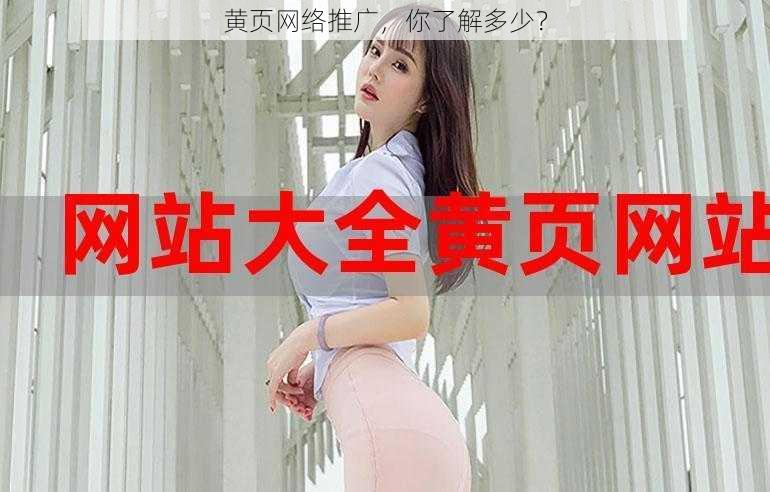 黄页网络推广,你了解多少?