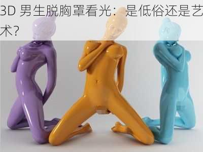 3D 男生脱胸罩看光:是低俗还是艺术?
