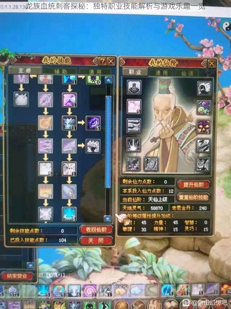 龙族血统刺客探秘:独特职业技能解析与游戏乐趣一览