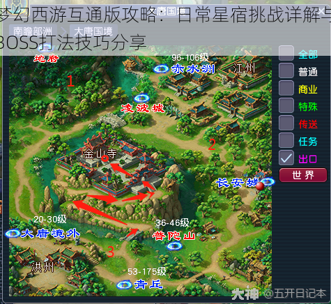 梦幻西游互通版攻略：日常星宿挑战详解与BOSS打法技巧分享